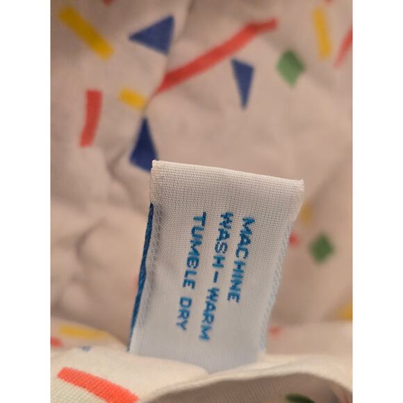 VTG 1980s Glenna Jean Balloon Primary Colors Crib Comforter Blanket 43x36 EUC - Picture 4 of 4